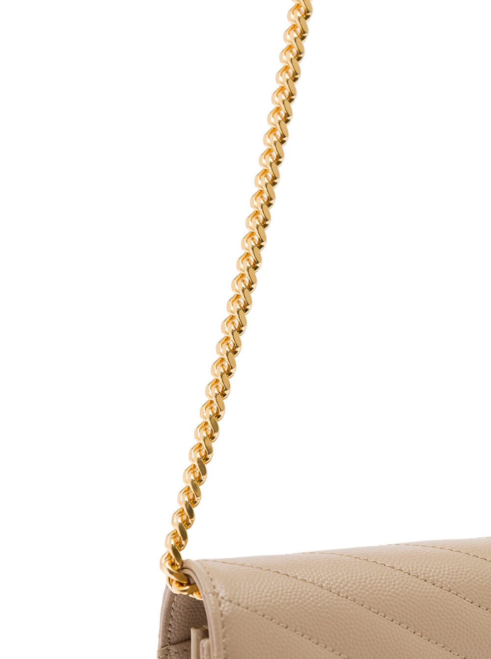 SAINT LAURENT Saint Laurent Women Crossbody Bag 'Cassandre' In Chevron Matelassé Leather Beige Woman