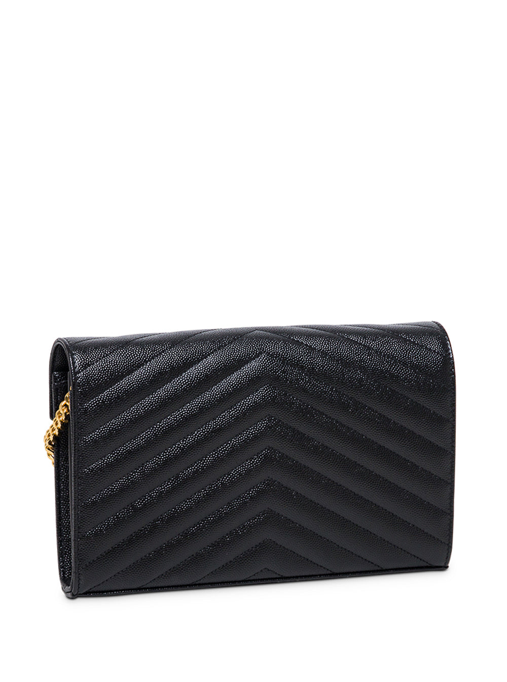 SAINT LAURENT Saint Laurent Women Crossbody Bag 'Cassandra' In Black Chevron Leather