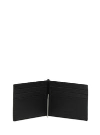 Saint Laurent Men Wallet With Logo On The Front In Black Leather For Men
