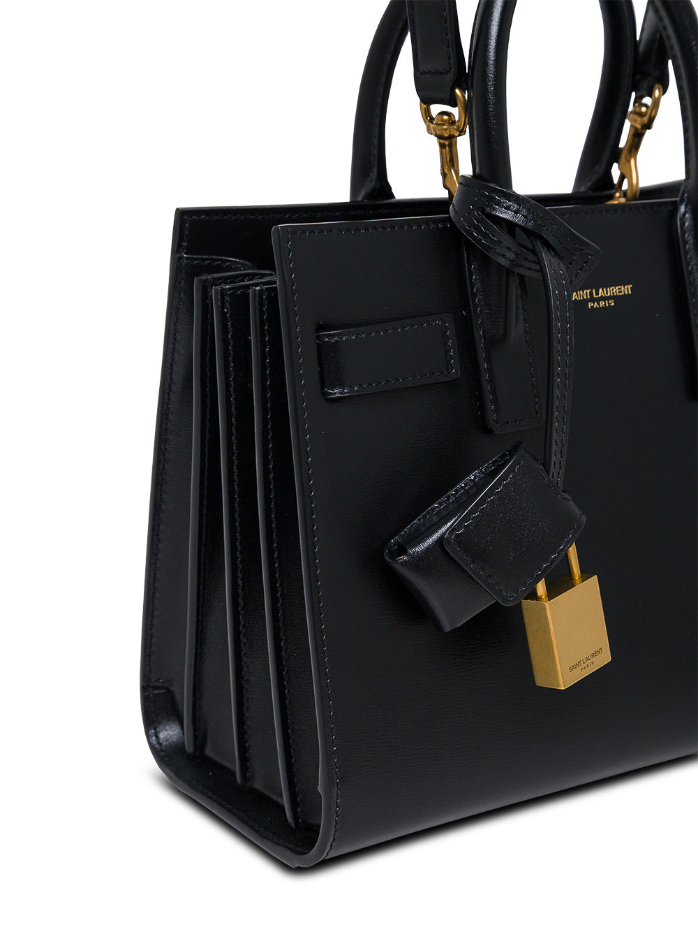 SAINT LAURENT Saint Laurent Women Handbag 'Nano Sac Du Jour' In Black Leather For Women