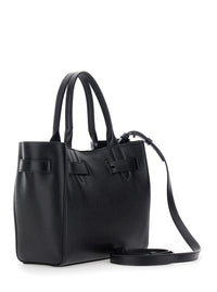 TOM FORD Tom Ford Women Handbag 'Audrey Piccola' With Adjustable Strap And Logo Lettering On The Front In Grained Black Leather For Women
