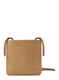 Helen Kaminski Women Neja Ns Bag With Raffia Straps In Beige Unisex
