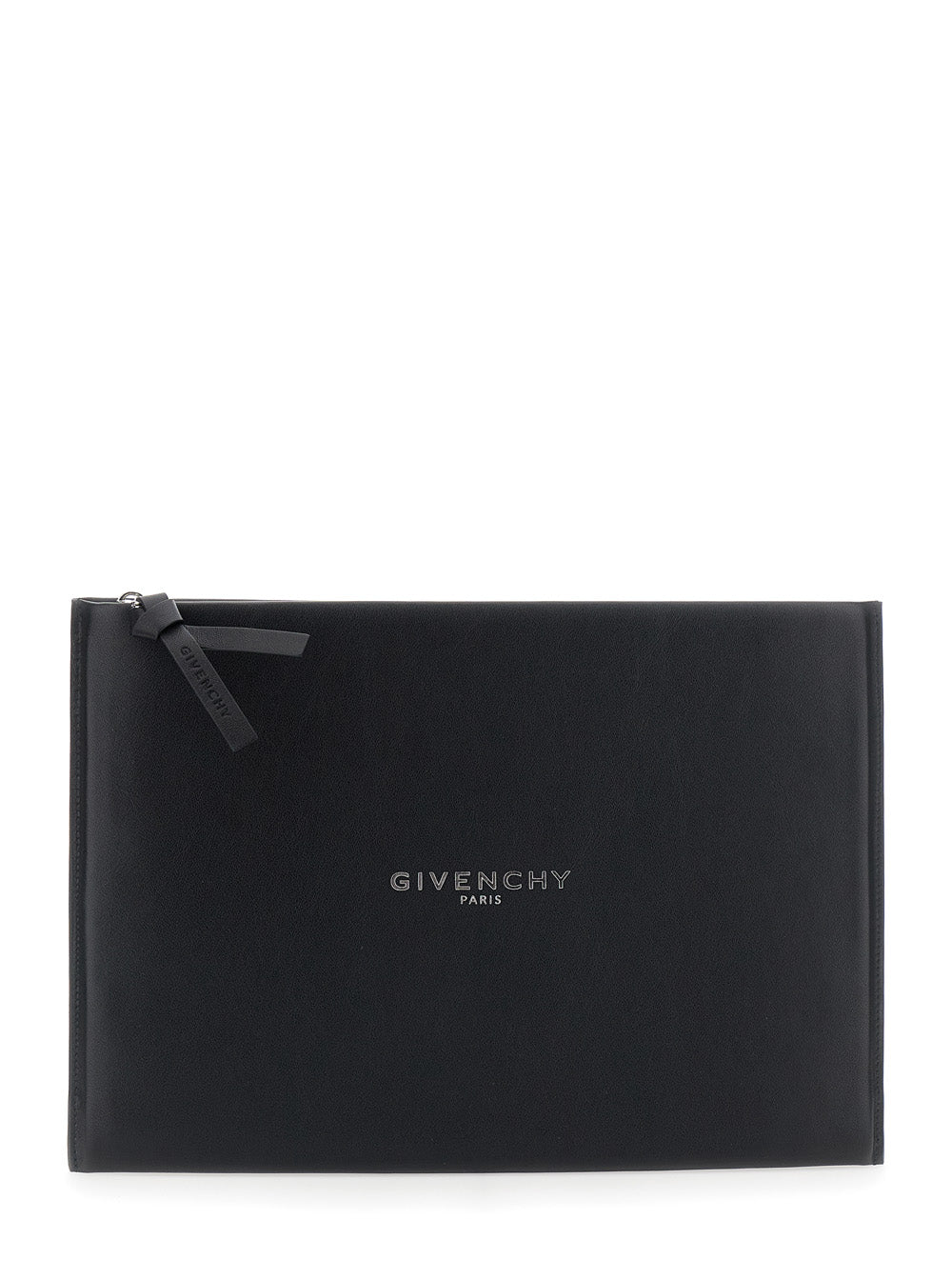 GIVENCHY Givenchy Men 'Antigona' Black Clutch With Logo Lettering On The Front In Leather For Women