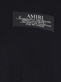 Amiri Men Black T-Shirt With Spirit Print On The Front In Cotton Men