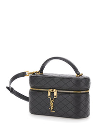 SAINT LAURENT Saint Laurent Women Shoulder Bag 'Gaby' With Gray Leather Details For Women