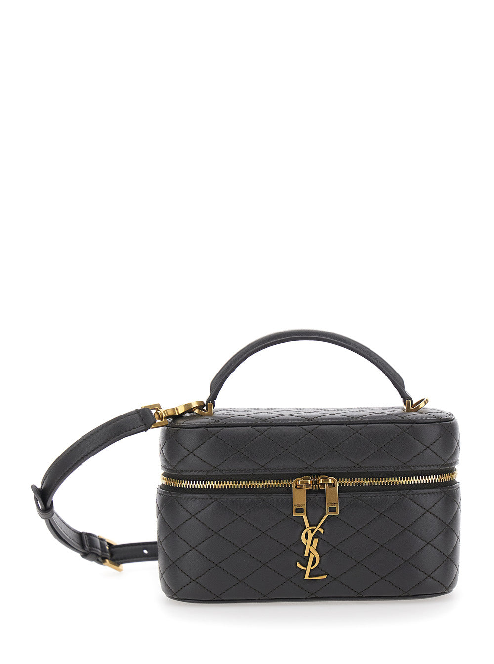 SAINT LAURENT Saint Laurent Women Shoulder Bag 'Gaby' With Gray Leather Details For Women