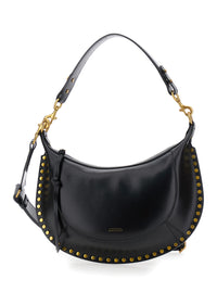 ISABEL MARANT Isabel Marant Women Shoulder Bag 'Naoko' With Removable Strap And Logo Lettering Embossed On The Front In Black Leather For Women