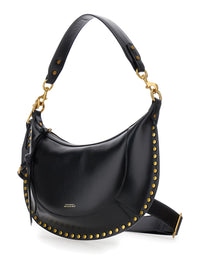 ISABEL MARANT Isabel Marant Women Shoulder Bag 'Naoko' With Removable Strap And Logo Lettering Embossed On The Front In Black Leather For Women