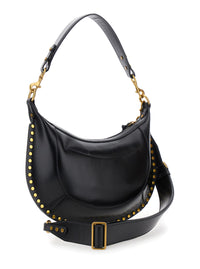 ISABEL MARANT Isabel Marant Women Shoulder Bag 'Naoko' With Removable Strap And Logo Lettering Embossed On The Front In Black Leather For Women