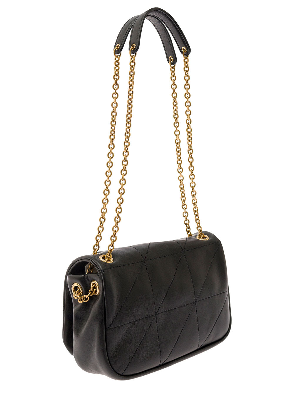 SAINT LAURENT Saint Laurent Women Crossbody Bag 'Mini Jamie 4.3' With Cassandre Detail In Black Quilted Leather For Women