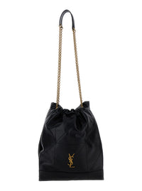 SAINT LAURENT Saint Laurent Women Crossbody Bag 'Jamie 4.3 Pochon' With Cassandre Plate On Front In Black Leather For Women