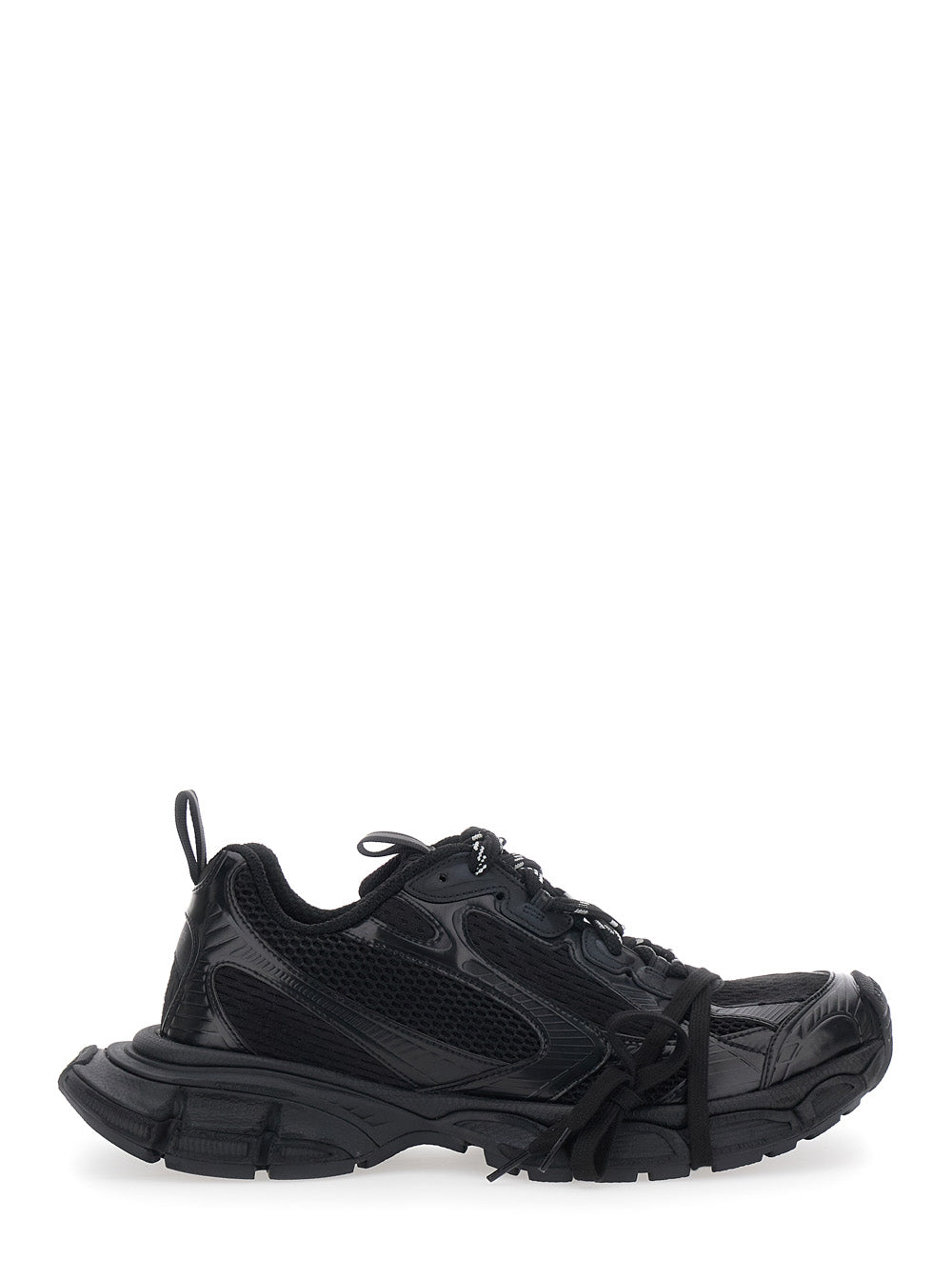 Balenciaga Men '3Xl' Black Sneaker With Logo On The Toe In Tech Fabric For Men