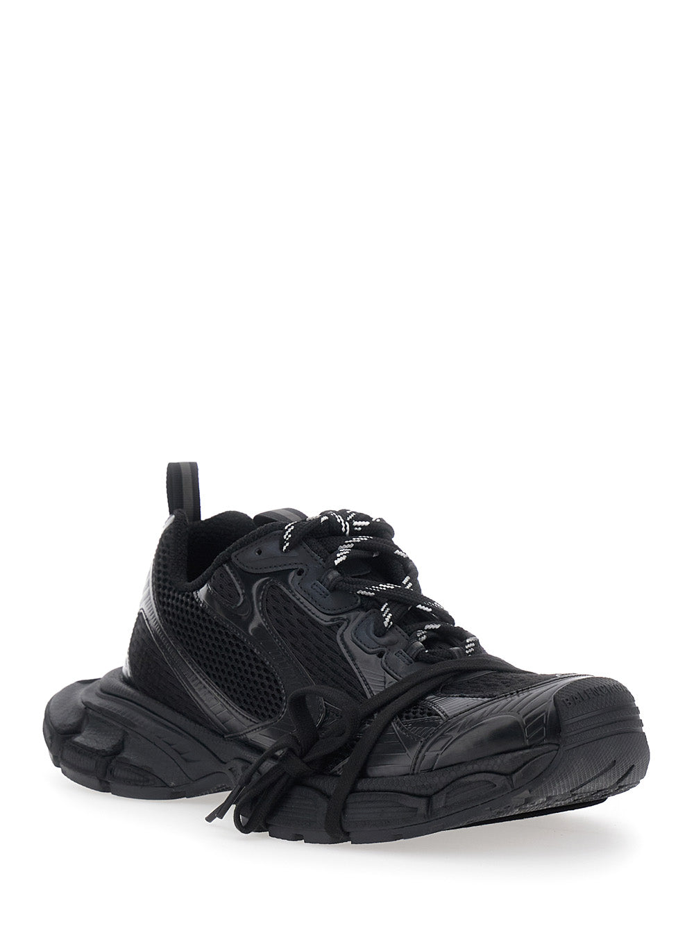 Balenciaga Men '3Xl' Black Sneaker With Logo On The Toe In Tech Fabric For Men