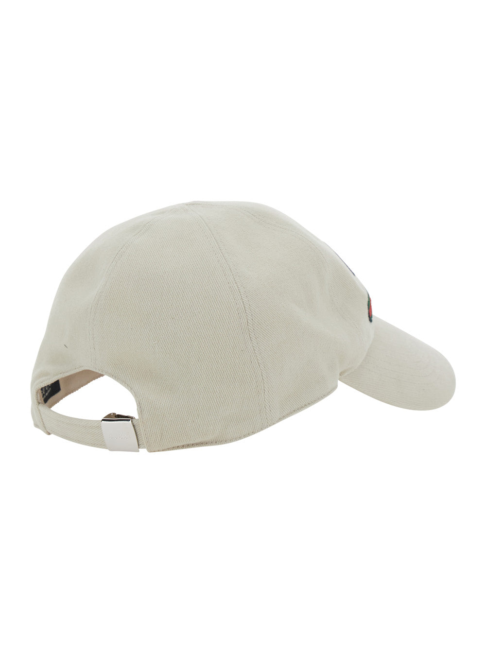 Gucci Men 'Gucci Fake' White Hat With Embroidered Logo On The Front In Cotton For Men