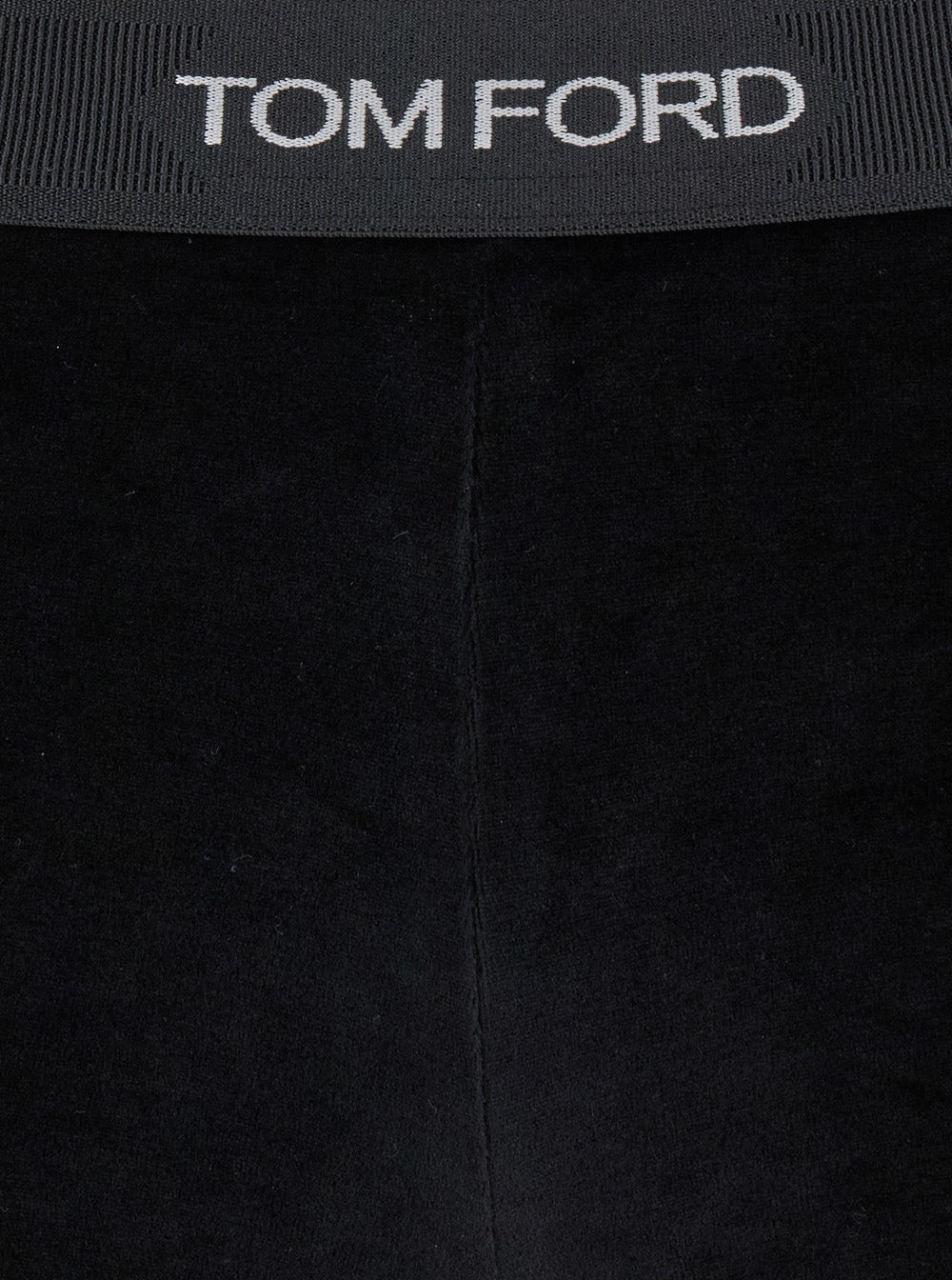 TOM FORD Tom Ford Women Leggings With Elasticized Waist And Velvet Logo Lettering Black Women