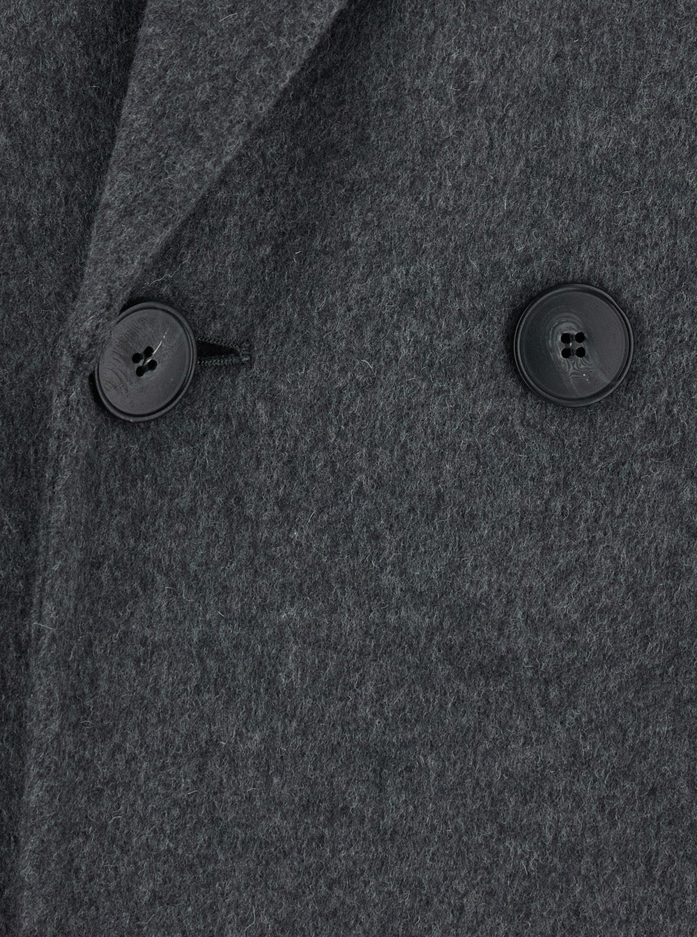 Victoria Beckham Women Grey Coat With Wide Notched Revers And Belt On The Back In Wool And Cashmere For Women