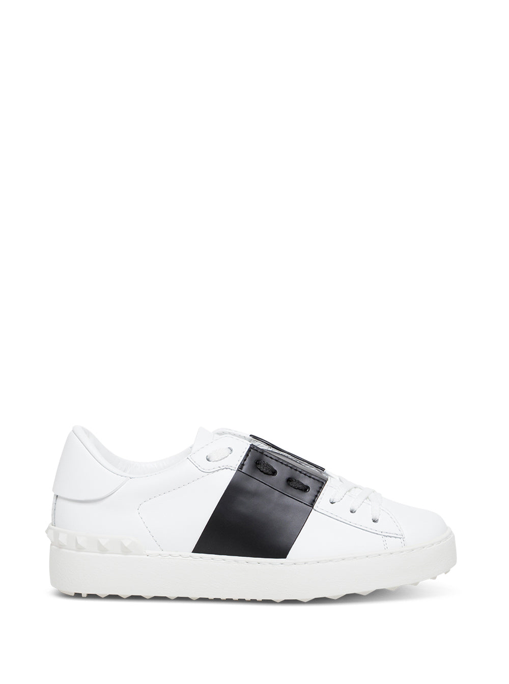 Valentino Garavani Women Sneaker 'Open' With Rockstud Details In White Leather For Women