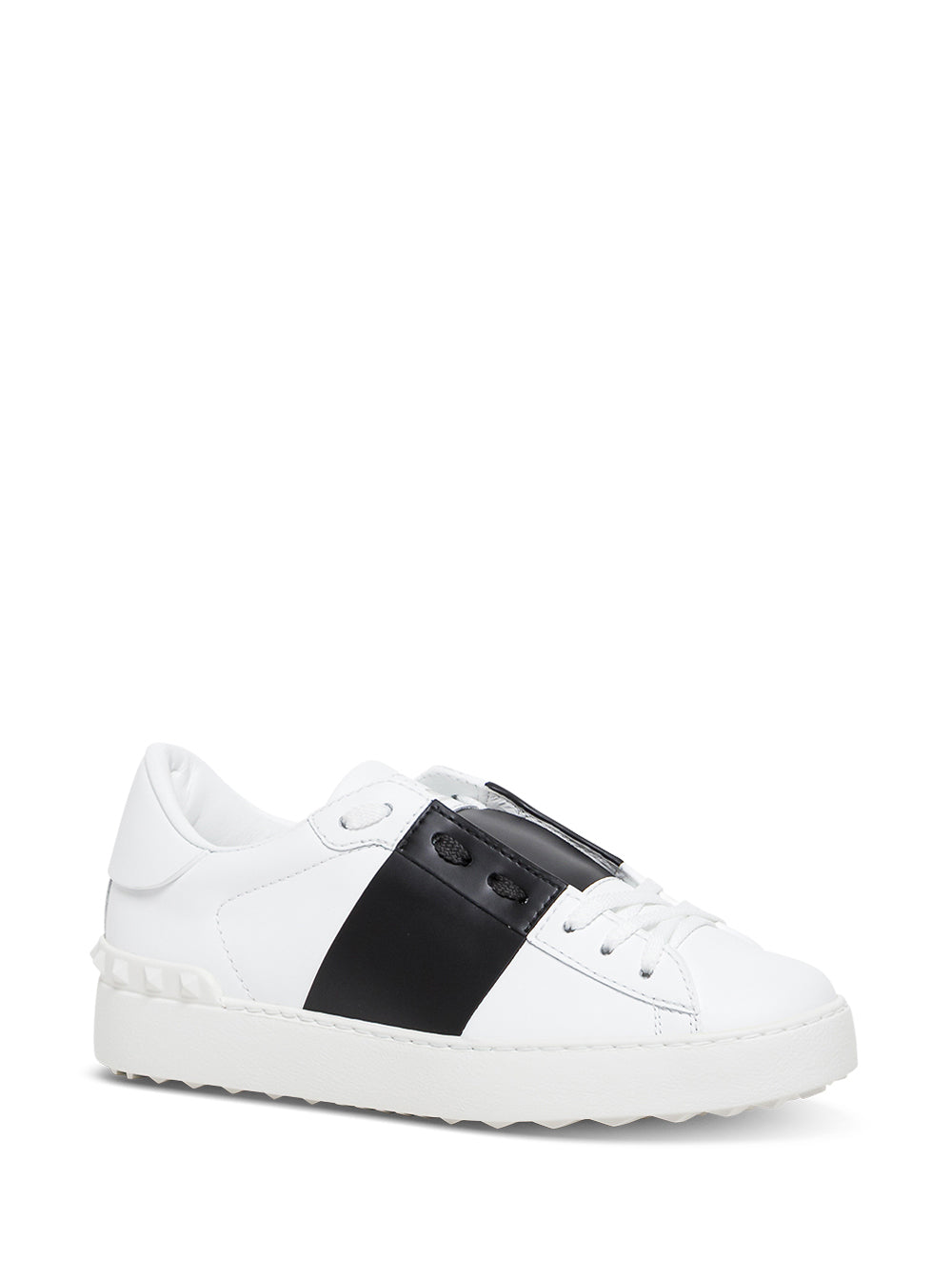 Valentino Garavani Women Sneaker 'Open' With Rockstud Details In White Leather For Women