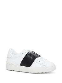 Valentino Garavani Women Sneaker 'Open' With Rockstud Details In White Leather For Women