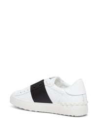 Valentino Garavani Women Sneaker 'Open' With Rockstud Details In White Leather For Women
