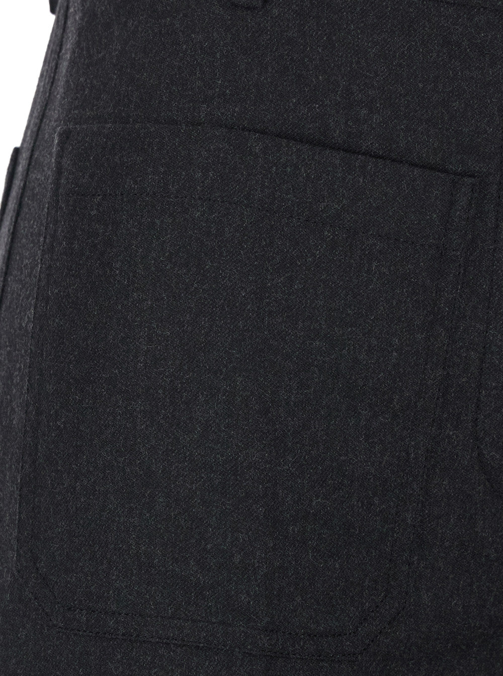 Victoria Beckham Women 'Alina' Grey Pants With Patch Pockets On The Front In Wool For Women