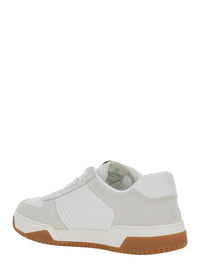 Valentino Garavani Men 'Sparry' White Sneaker With Vlogo On The Side In Leather And Fabric For Men