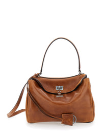 BALENCIAGA Balenciaga Women 'Rodeo' Brown Shoulder Bag With Adjustable And Removable Strap In Leather For Women