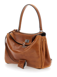BALENCIAGA Balenciaga Women 'Rodeo' Brown Shoulder Bag With Adjustable And Removable Strap In Leather For Women