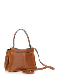 BALENCIAGA Balenciaga Women 'Rodeo' Brown Shoulder Bag With Adjustable And Removable Strap In Leather For Women