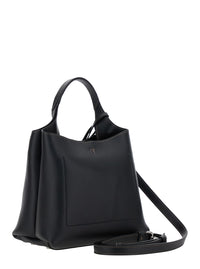 Tod's Women Handbag 'Apa Shop Monsp.Trac Pel T Pend Mini' With Handles And Shoulder Strap In Black Leather Woman