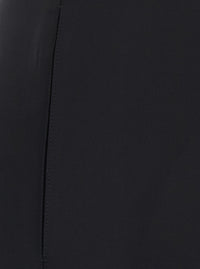Gucci Women Black Pants With Two Welt Pockets On The Back In Wool For Women