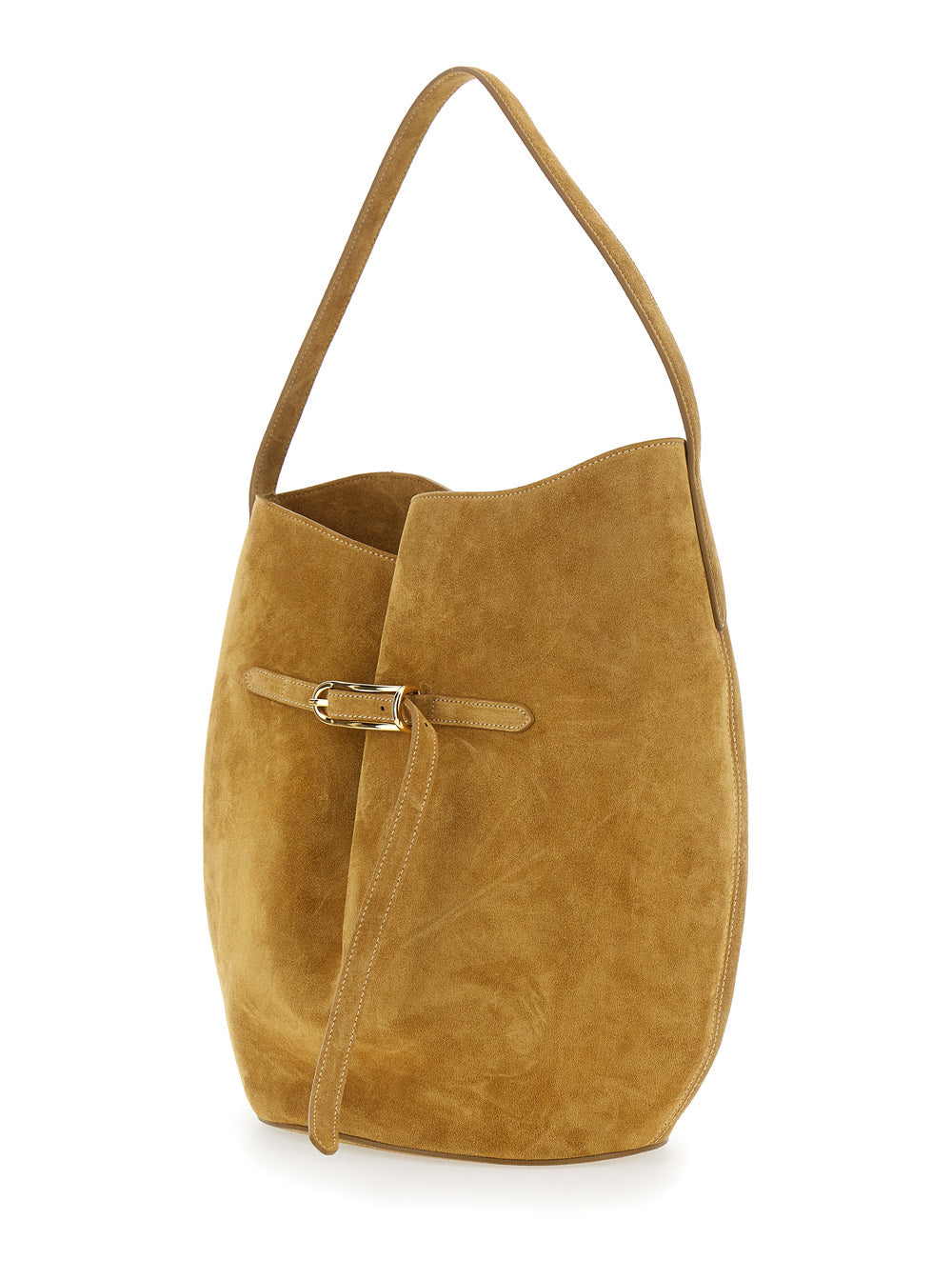 LIFFNER Liffner Women Brown Crossbody Bag With Adjustable Strap In Suede For Women