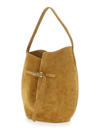 LIFFNER Liffner Women Brown Crossbody Bag With Adjustable Strap In Suede For Women