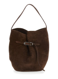 LIFFNER Liffner Women Brown Crossbody Bag With Adjustable Strap In Suede For Women