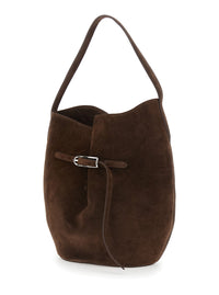 LIFFNER Liffner Women Brown Crossbody Bag With Adjustable Strap In Suede For Women