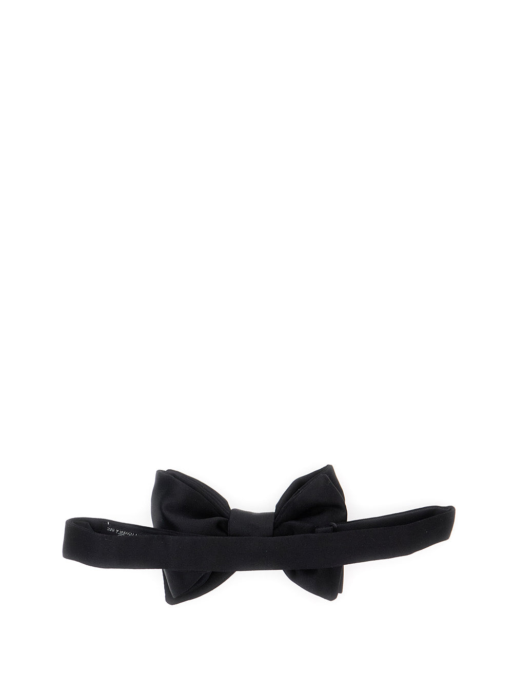 Tom Ford Men Black Bow Tie With Back Closure In Silk For Men