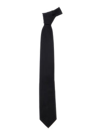 Tom Ford Men Black Tie With Knot Closure At The Back In Silk For Men