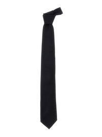 Tom Ford Men Black Tie With Back Knot Closure In Silk For Men