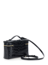 Victoria Beckham Women Black Crossbody Bag With Logo Lettering On The Front And Adjustable And Removable Strap In Leather For Women