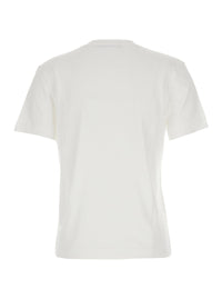 Jacquemus Women T-Shirt Le Tshirt Gros Grain Mc With Short Sleeves And White Cotton Unisex