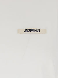 Jacquemus Women T-Shirt Le Tshirt Gros Grain Mc With Short Sleeves And White Cotton Unisex