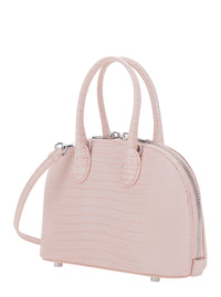 SELF-PORTRAIT Self-Portrait Women Pink Mini Bag With Adjustable And Removable Shoulder Strap And Lizard Effect In Leather For Women