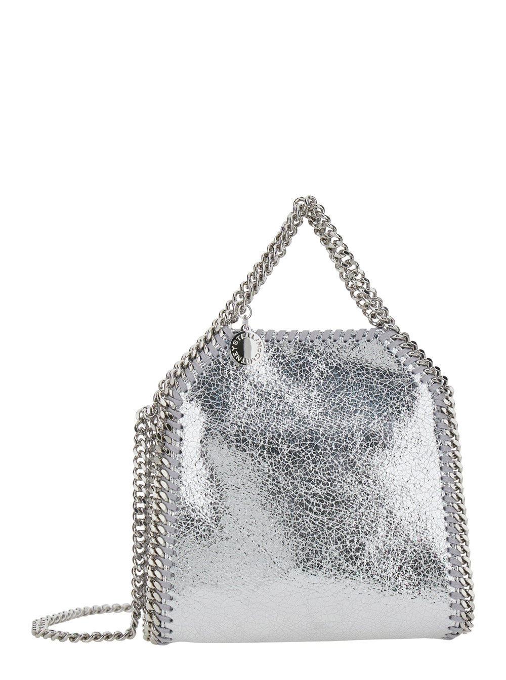 STELLA MCCARTNEY Stella Mccartney Women 'Falabella' Metallic Crossbody Bag With Chain Strap And Metallic Design In Ecoleather For Women