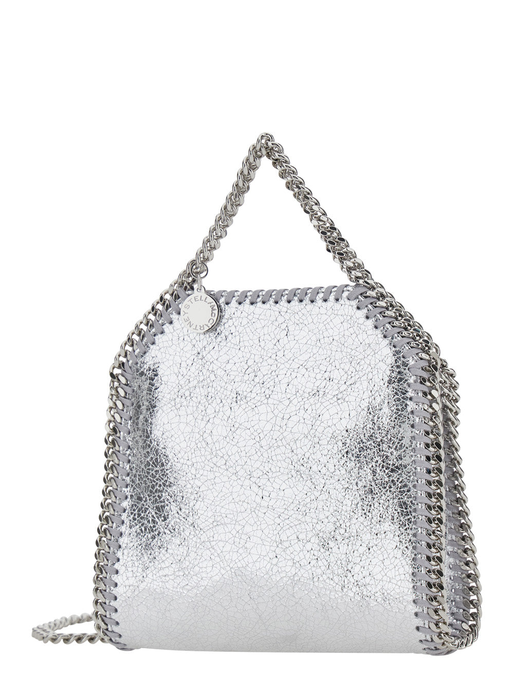 STELLA MCCARTNEY Stella Mccartney Women 'Falabella' Metallic Crossbody Bag With Chain Strap And Metallic Design In Ecoleather For Women