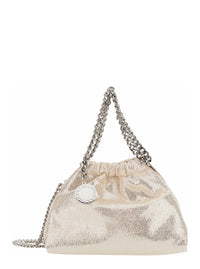 Stella Mccartney Women 'Falabella' Pink Crossbody Bag With Drawstring Closure And Chain Strap In Ecoleather For Women