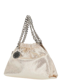 Stella Mccartney Women 'Falabella' Pink Crossbody Bag With Drawstring Closure And Chain Strap In Ecoleather For Women