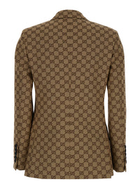 Gucci Women Blazer All-Over Gg Motif