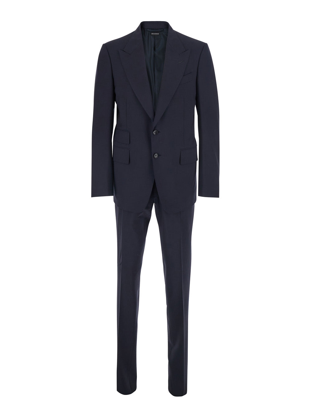 Tom Ford Men 'Shelton' Blue Single-Breasted Suit With Peak Revers In Wool For Men
