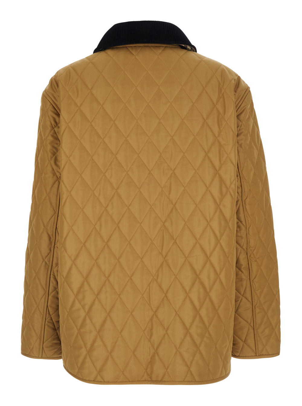Burberry Women 'Dranefeld' Beige Jacket With Logo Lettering On The Front In Tech Fabric Women