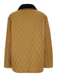 Burberry Women 'Dranefeld' Beige Jacket With Logo Lettering On The Front In Tech Fabric Women